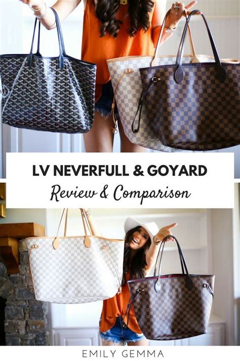 lv vs goyard|lv neverfull vs goyard.